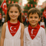 Cumhuriyet Bayramı Kişiye Özel Fular - HZL Craft