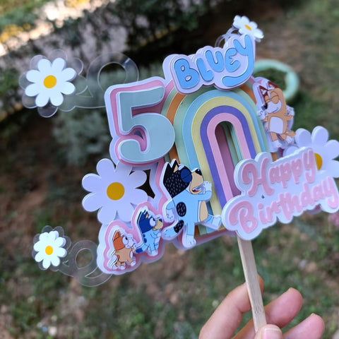 Kişiye Özel Cake Topper Pasta Süsü - HZL Craft